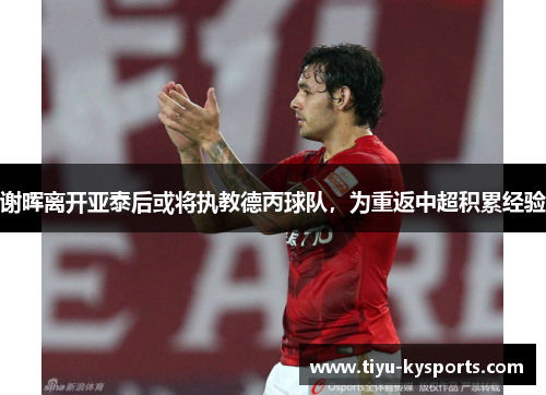谢晖离开亚泰后或将执教德丙球队，为重返中超积累经验